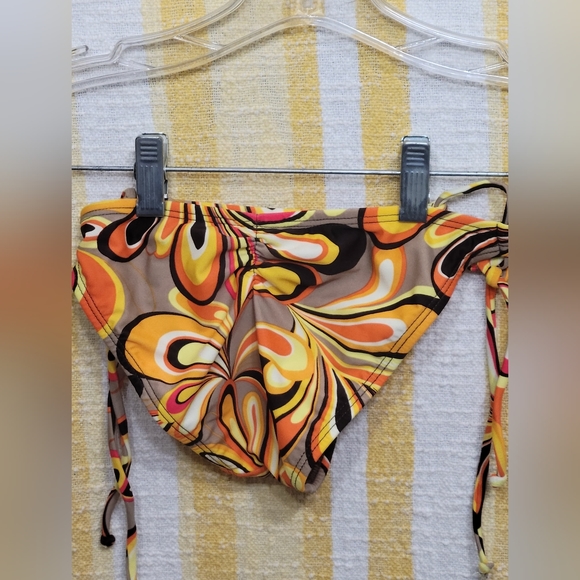 🆕️ L*Space Angel Halter Bikini w/Bright Color & Psychedelic Print sz Small - Picture 4 of 8